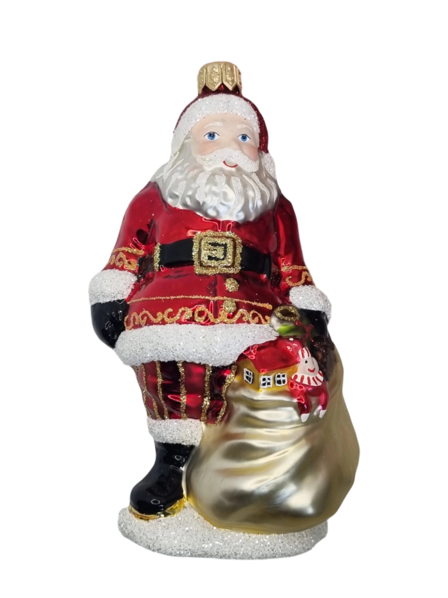 European Glass Christmas ornament of a March photo upload