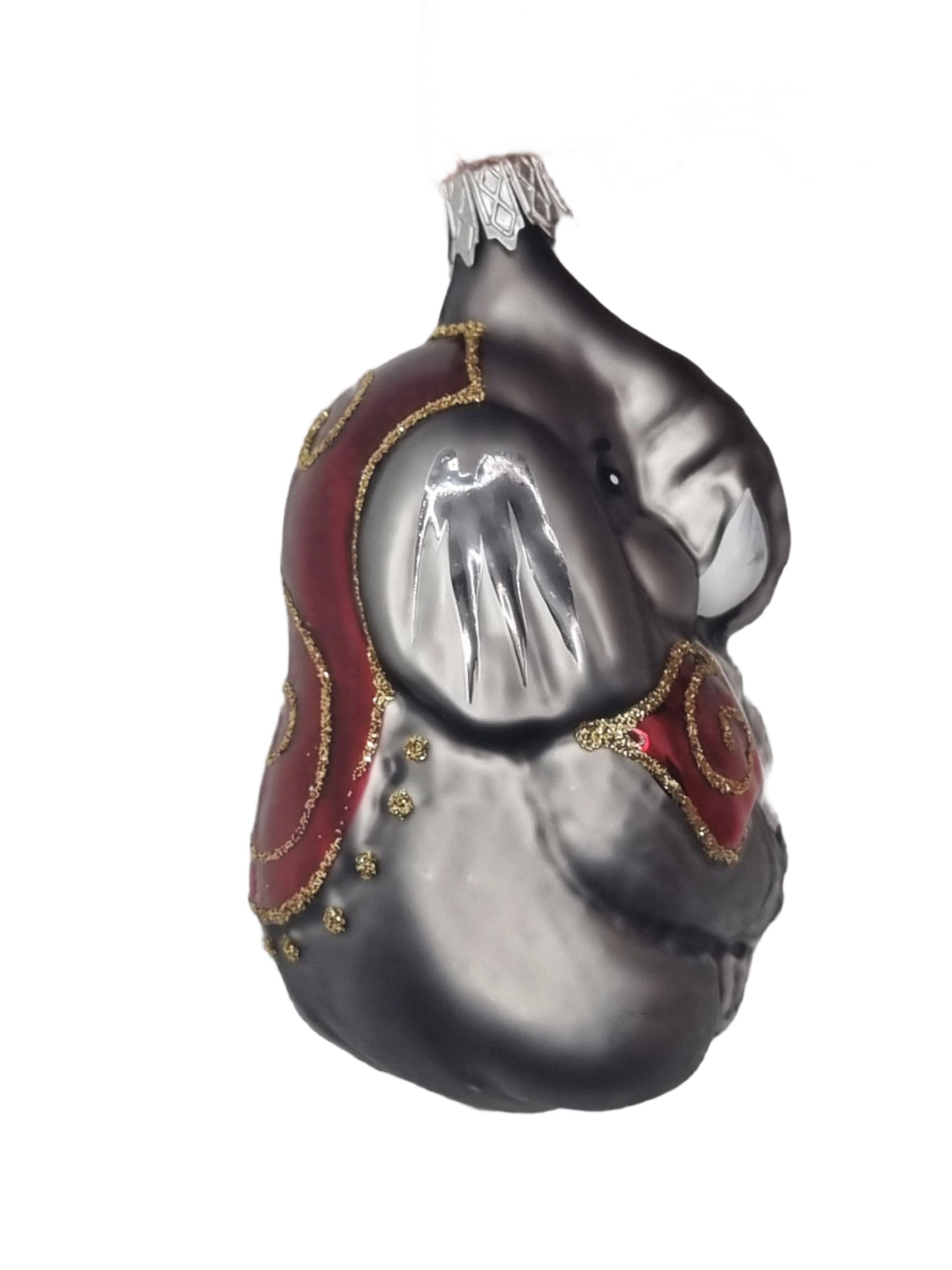 Elephant Sitting Red Back (H)