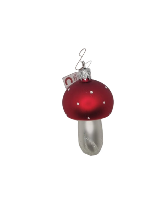 Mushroom | Short Silver Tip Small Dots (C)