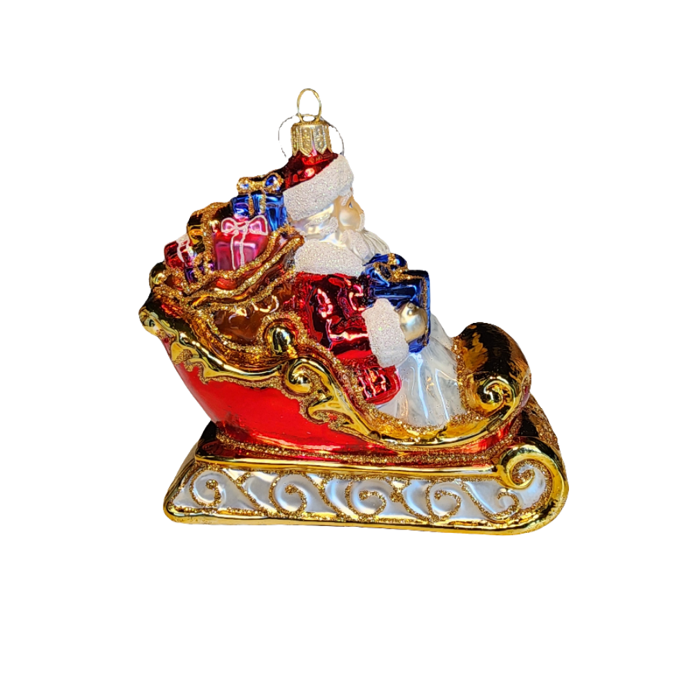 Santa on Sleigh with Presents (Z)