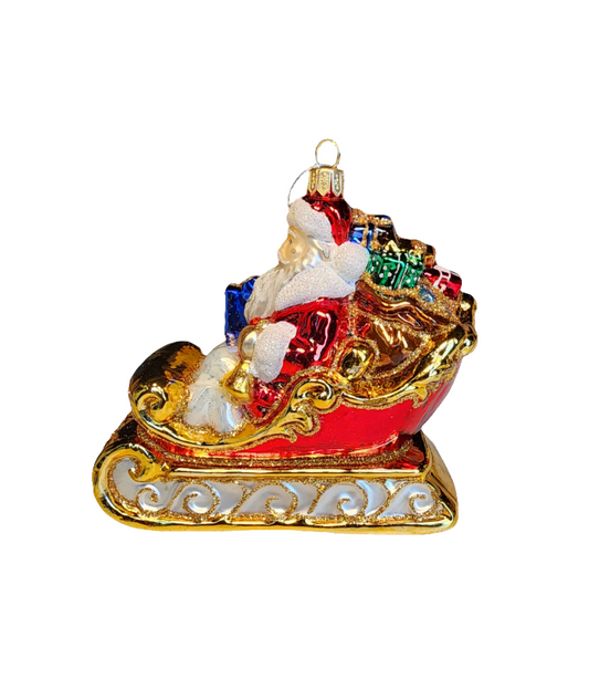 Santa on Sleigh with Presents (Z)