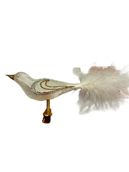 Birds on Clip (I) | Large Feather Tail