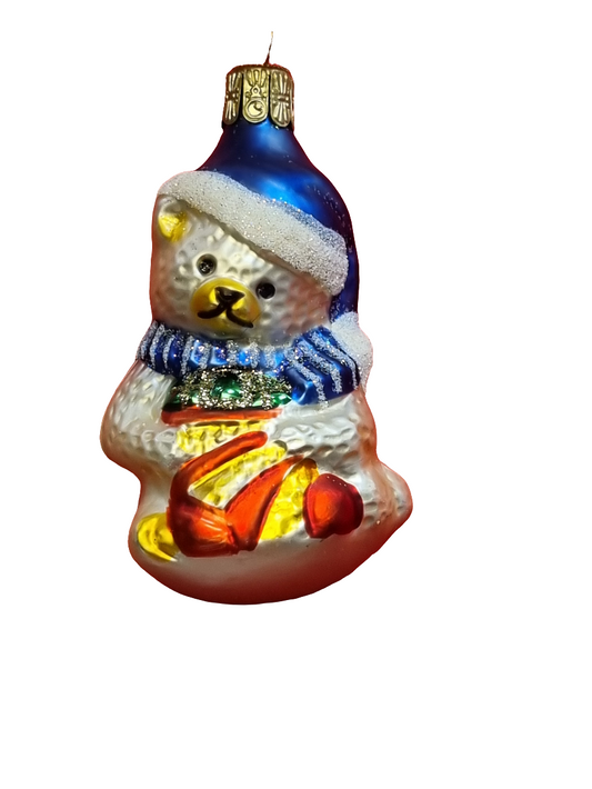 Bear | Teddy Bear in Hat, Scarf & Stocking (H)