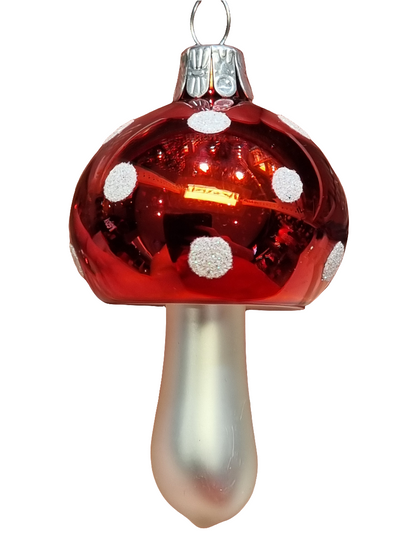 Mushroom | Assorted Design with Red Cap & White Stem (F)