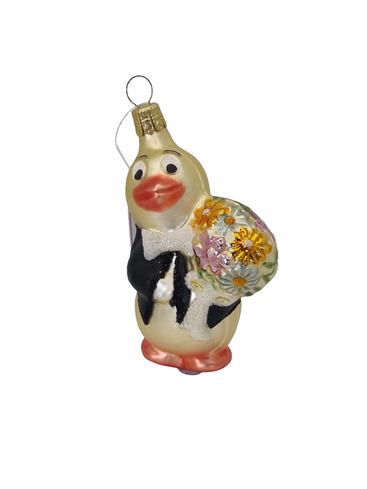 Duck flowers tuxedo (K)