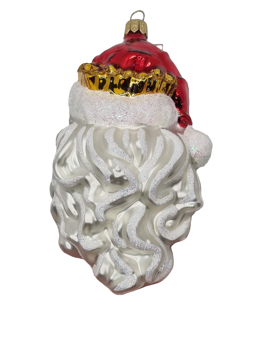 Santa Head | with Flower Beard (T)