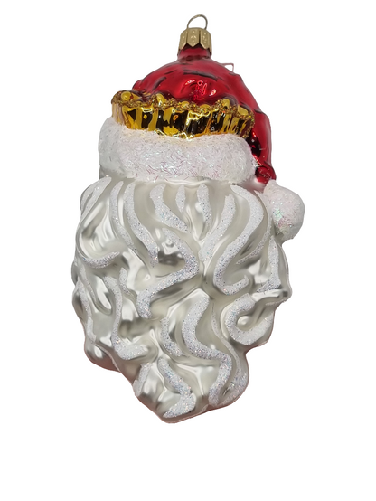 Santa Head | with Flower Beard (T)