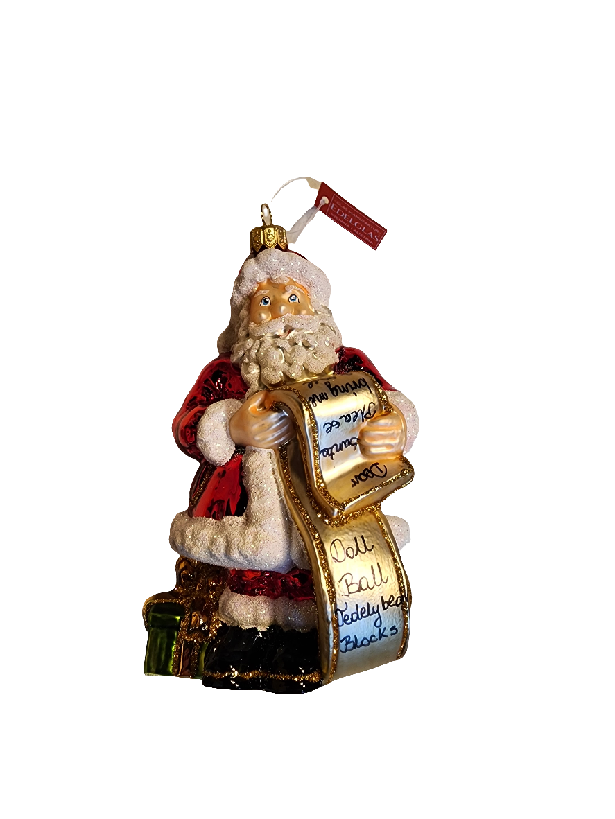 Santa | Seated with List (W)
