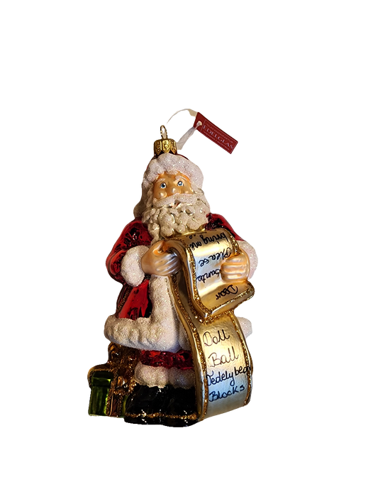 Santa | Seated with List (W)