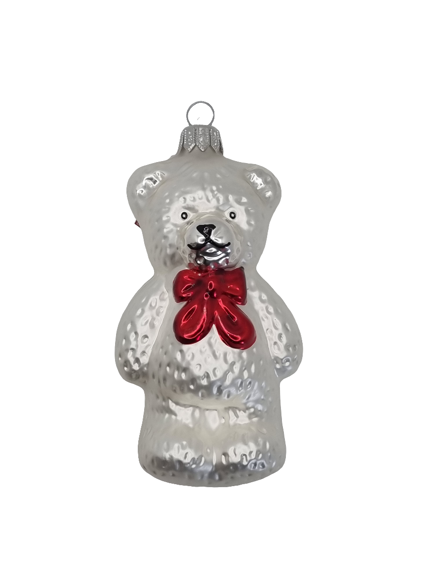 Bear | Large Teddy Bear with Red Bow (I)