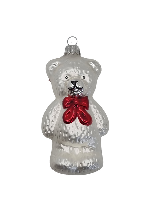 Bear | Large Teddy Bear with Red Bow (I)