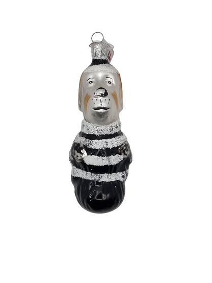 Dogs | Cartoon Dog with Black & White Stripes (F)