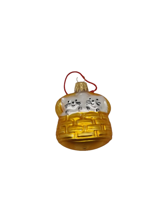 Cats| Kittens in basket (D)