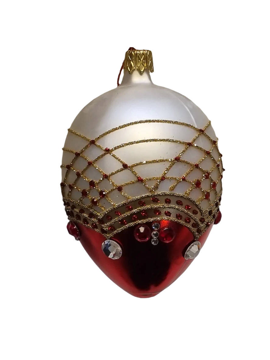 Glass Easter Eggs | Faberge Style Eggs (Q)