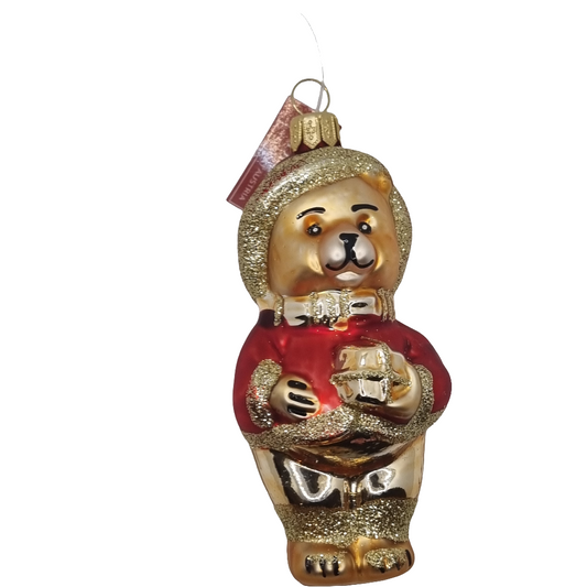 Bear | Teddy Bear with Jumper, Hat, Present (O)