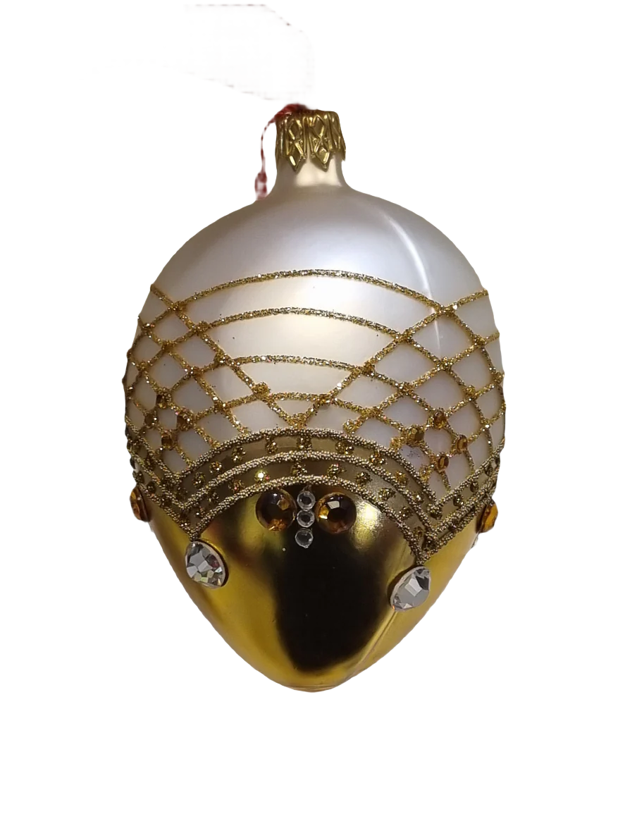 Glass Easter Eggs | Faberge Style Eggs (Q)