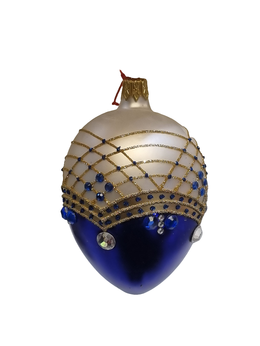 Glass Easter Eggs | Faberge Style Eggs (Q)