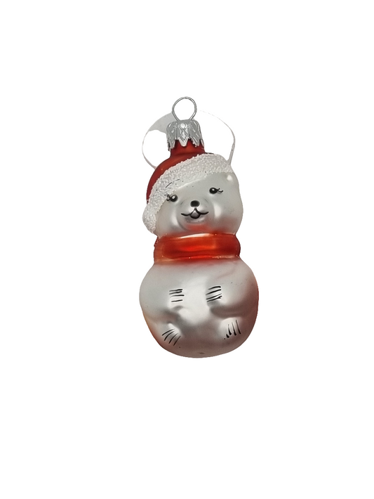 Bear | with Santa Hat & Scarf (B)