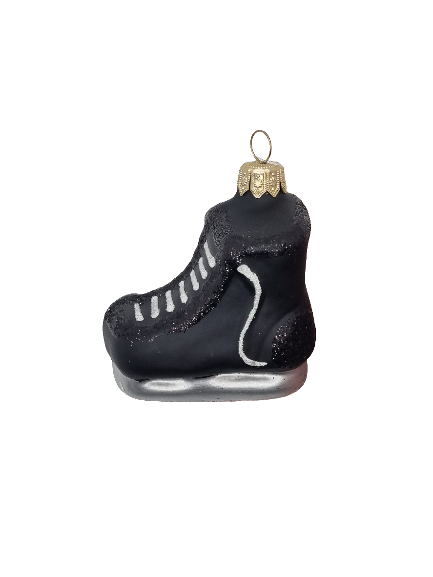 European Glass Christmas ornament of a Ice Skates (N)