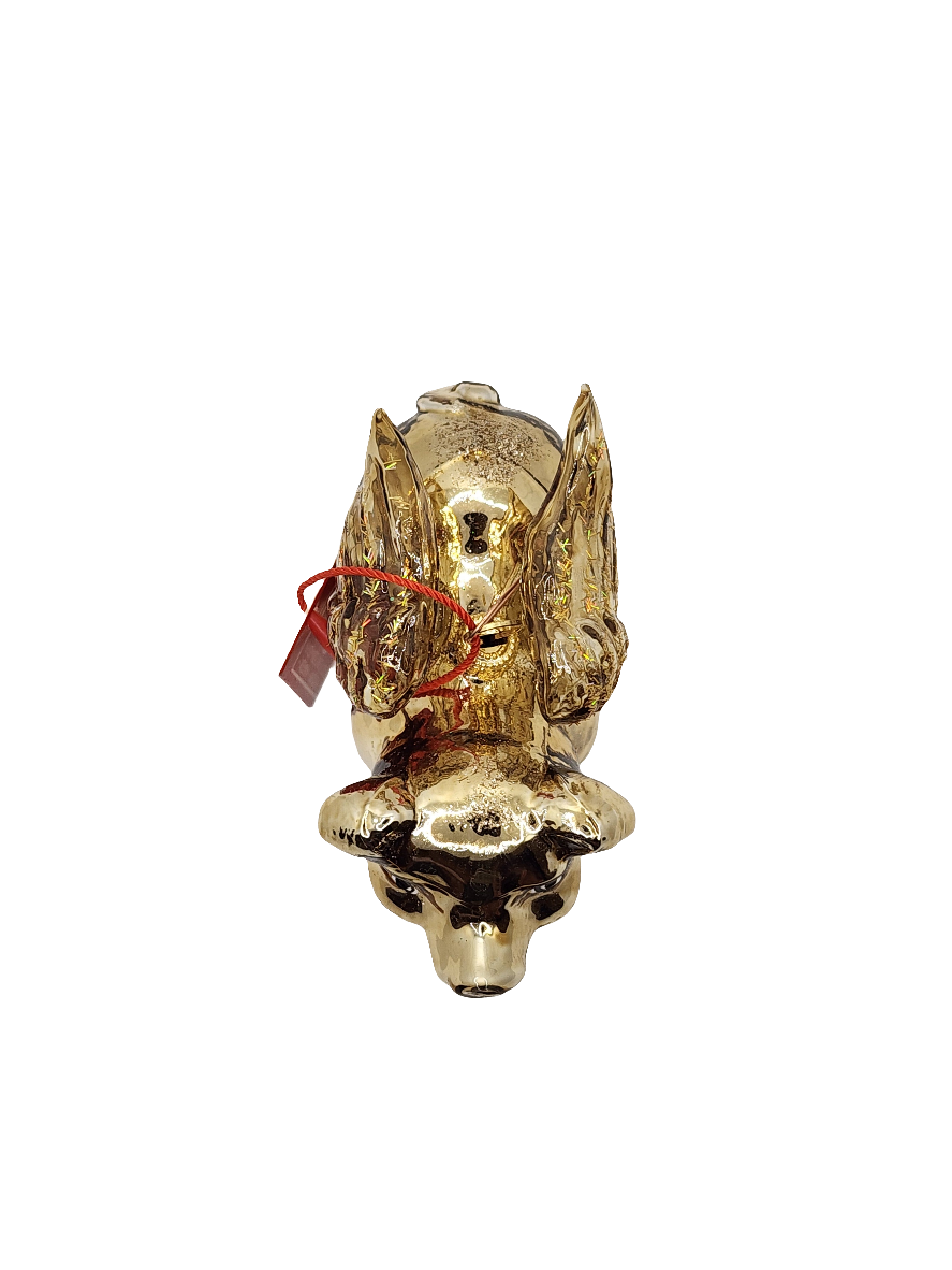 Pig | Golden Flying Pig with Translucent Wings (S)