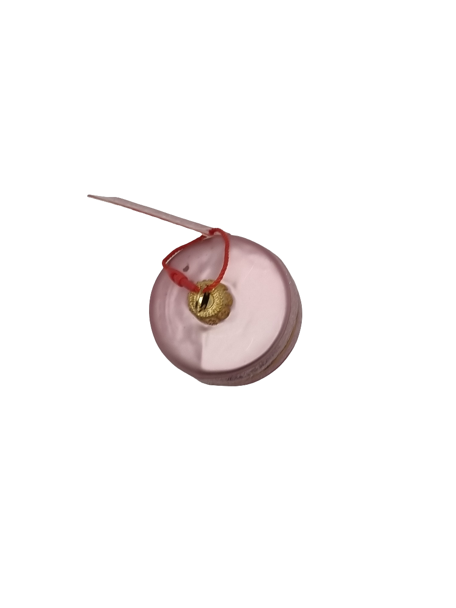 European Glass Christmas ornament of a Macaron (E)