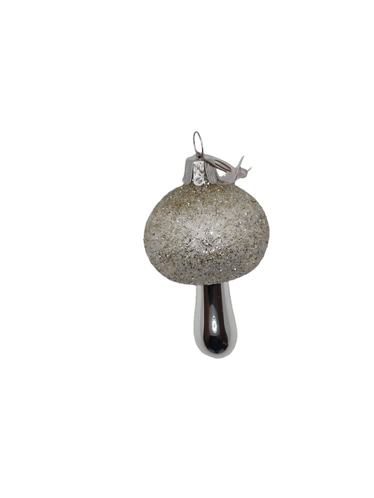 Mushroom | Silver with Sparkle Top (C)