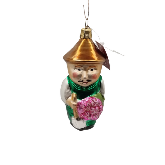 Gardener Man with Pink Flowers (M)