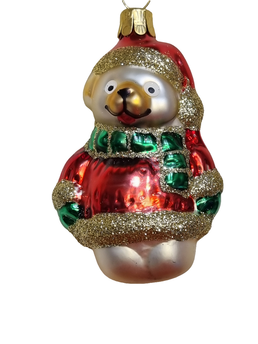 Bear | Teddy Bear in Sparkly Jacket, Hat & Scarf (H)