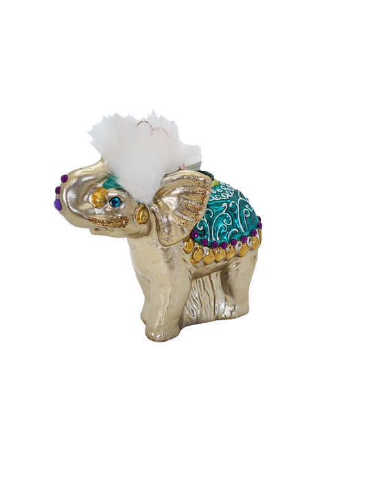 Elephant gold bejewled fur (U)