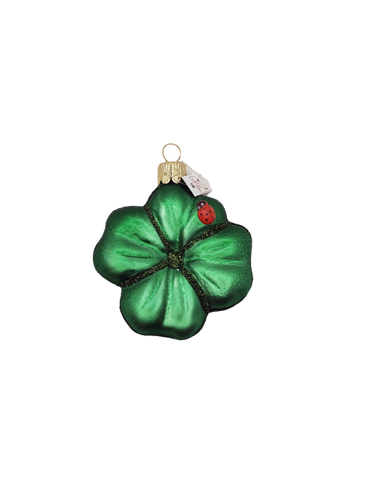 Four Leaf Clover with Ladybug (G)