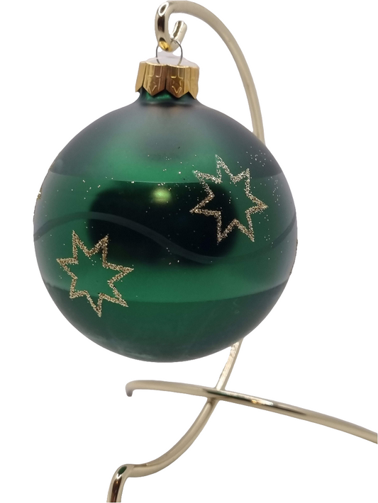 Bauble | Green Stars (F)
