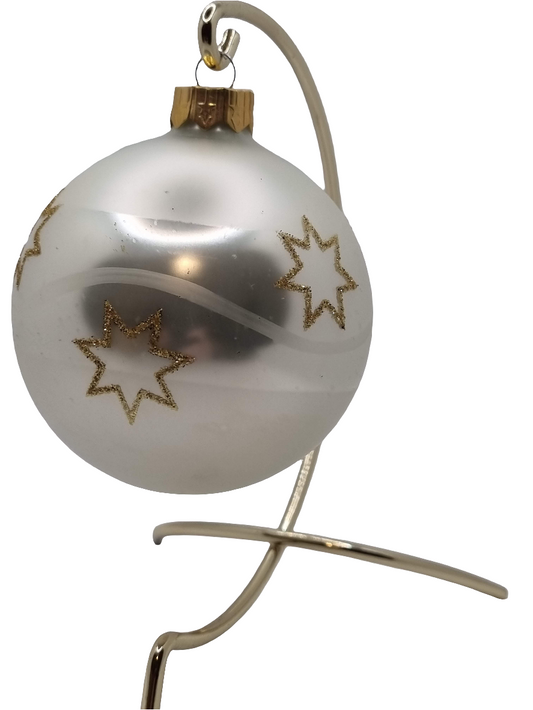 Bauble | White Stars (F)
