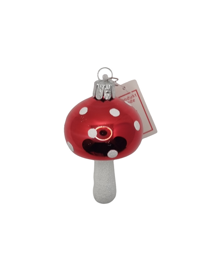 Mushroom | Assorted Design with Red Cap & White Stem (F)