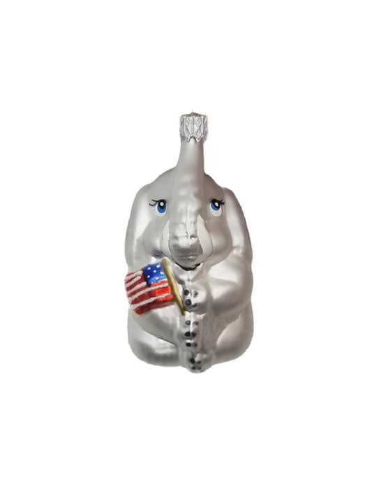 Elephant USA American Flag (J)