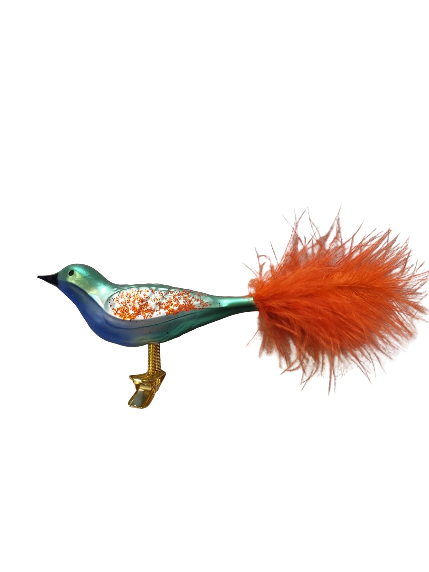 Birds on Clip (I) | Large Feather Tail