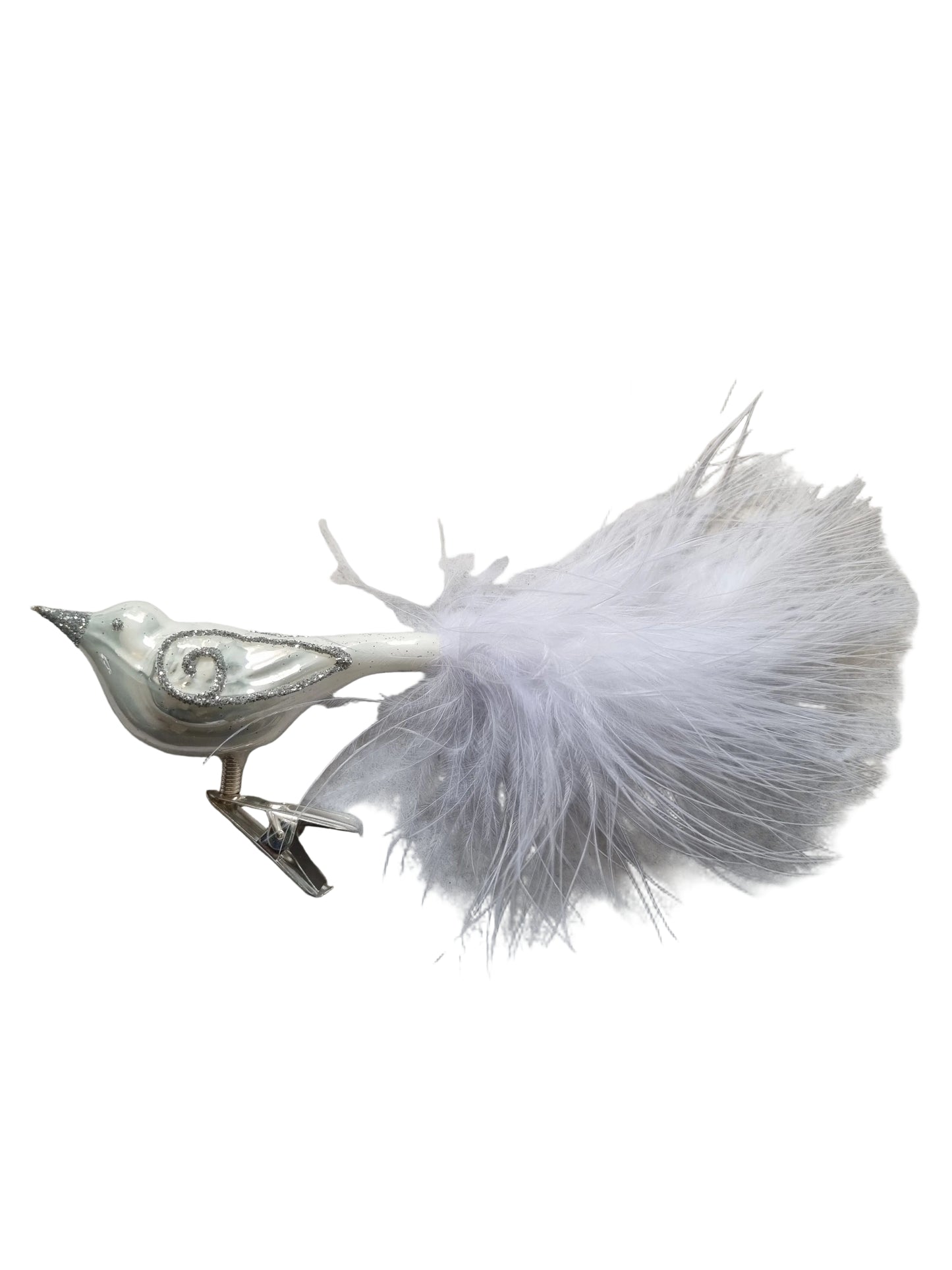 Decorative feathered bird