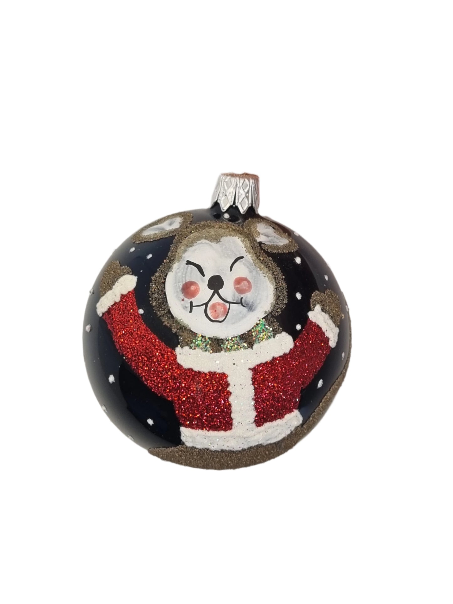 Bauble | Black with Bulldog (E)