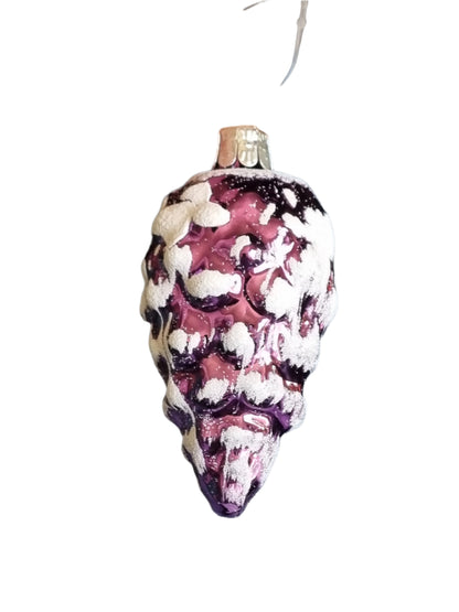 Pinecone | Large Shiny Colourful Frosted (H)