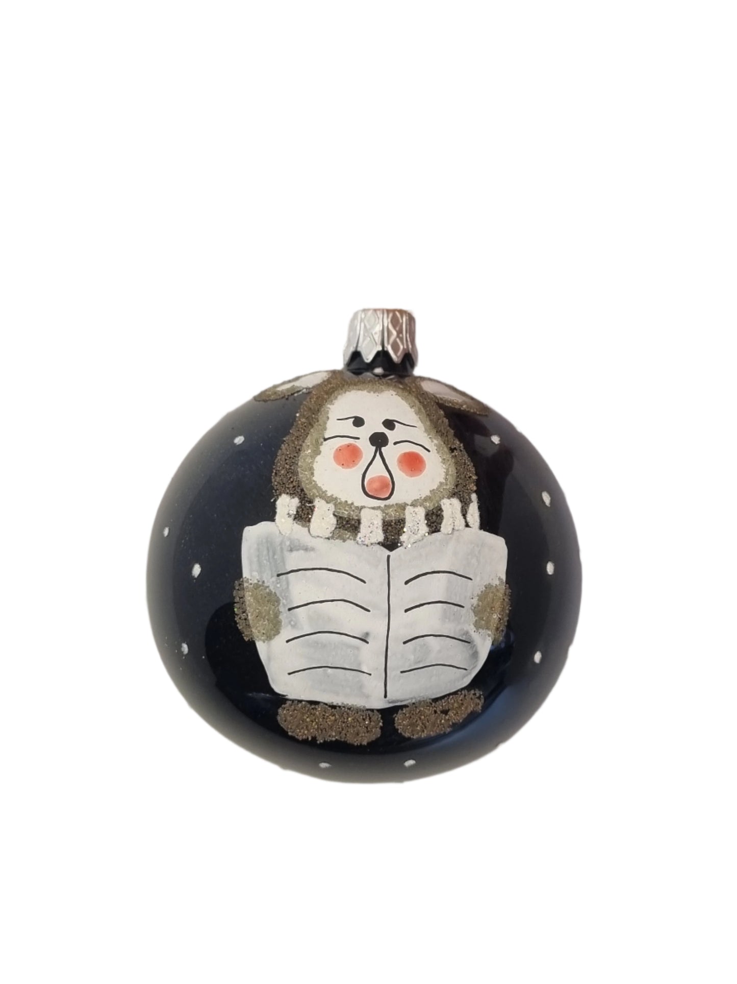 Bauble | Black with Bulldog (E)