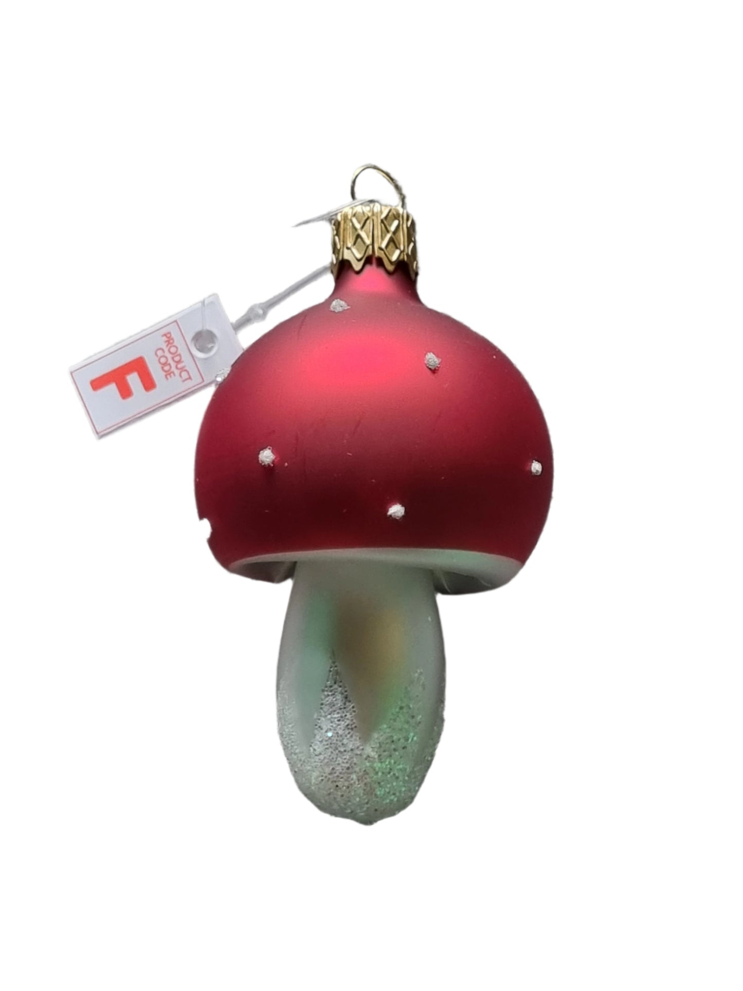 Mushroom | Assorted Design with Red Cap & White Stem (F)
