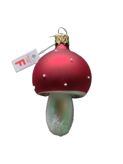 Mushroom | Assorted Design with Red Cap & White Stem (F)