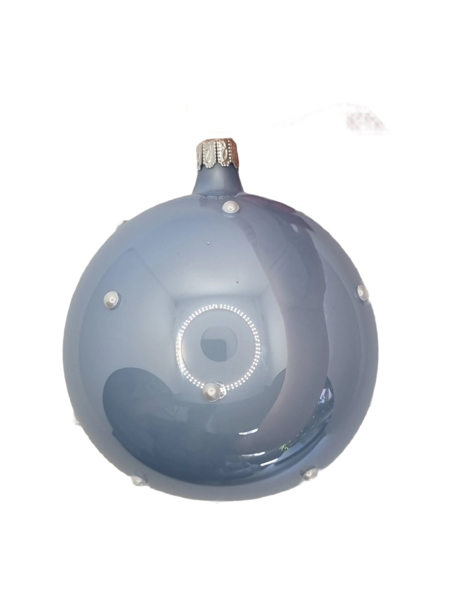 Bauble | Blue with White Dots (K)