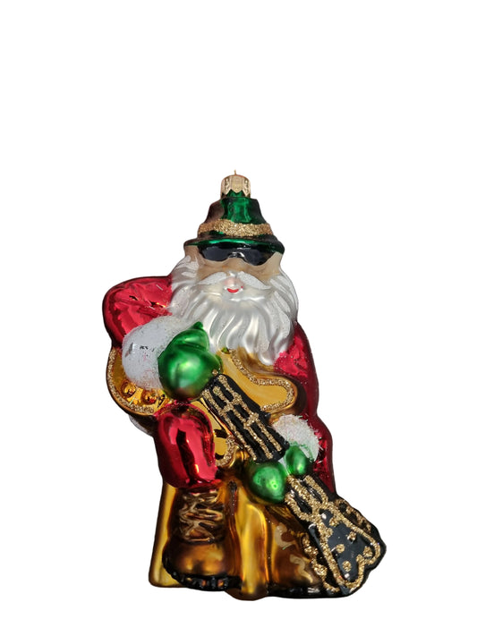 Santa with Guitar and Hat & Sunglasses (V)