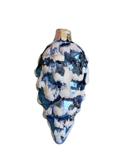Pinecone | Large Shiny Colourful Frosted (H)