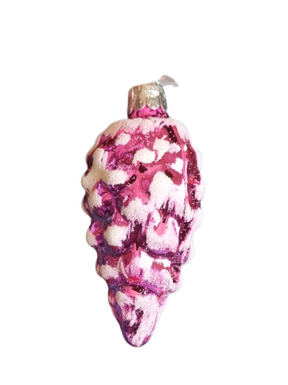 Pinecone | Large Shiny Colourful Frosted (H)