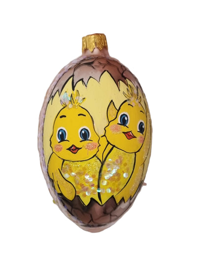 European Glass Christmas ornament of a March photo upload