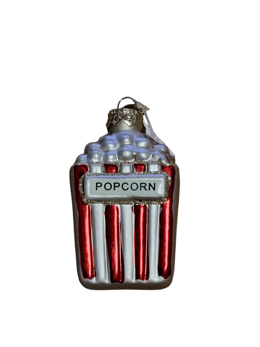 Decorative popcorn machine ornament 