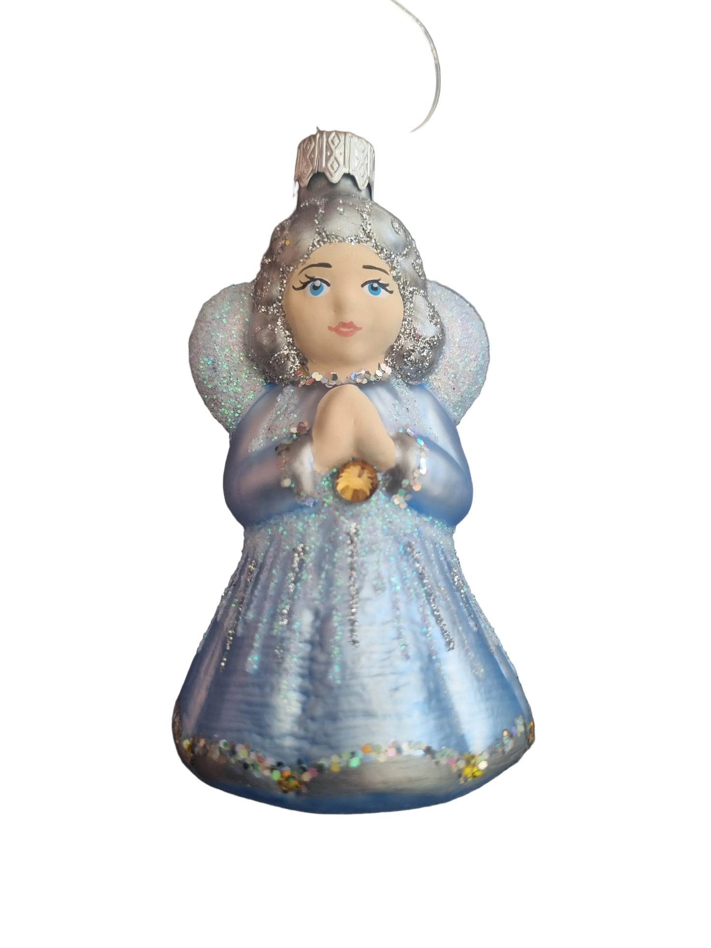 Angel Praying with Glitter Wings (K)