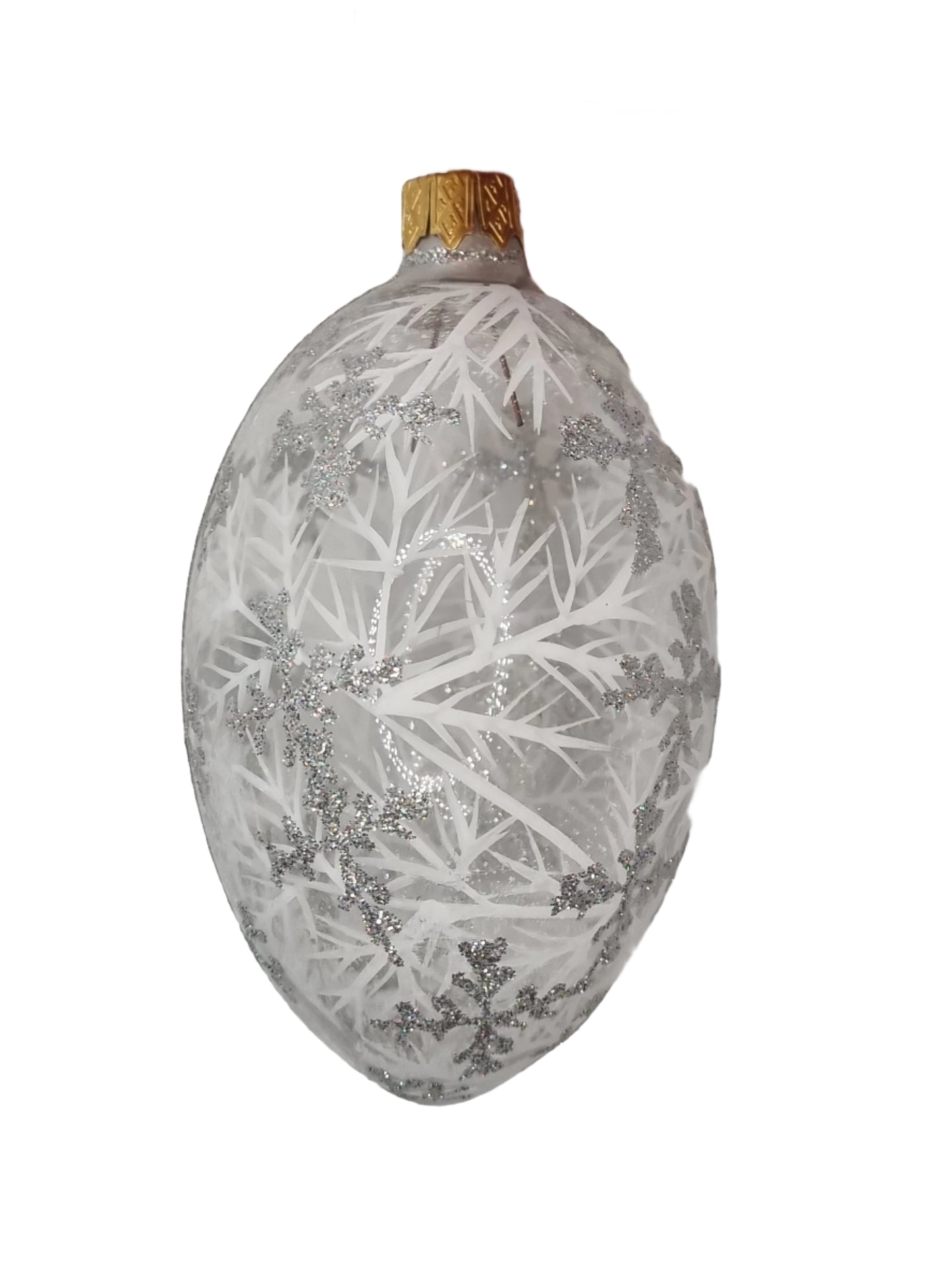 Glass Eggs | Clear Faberge Style Easter Eggs (R)