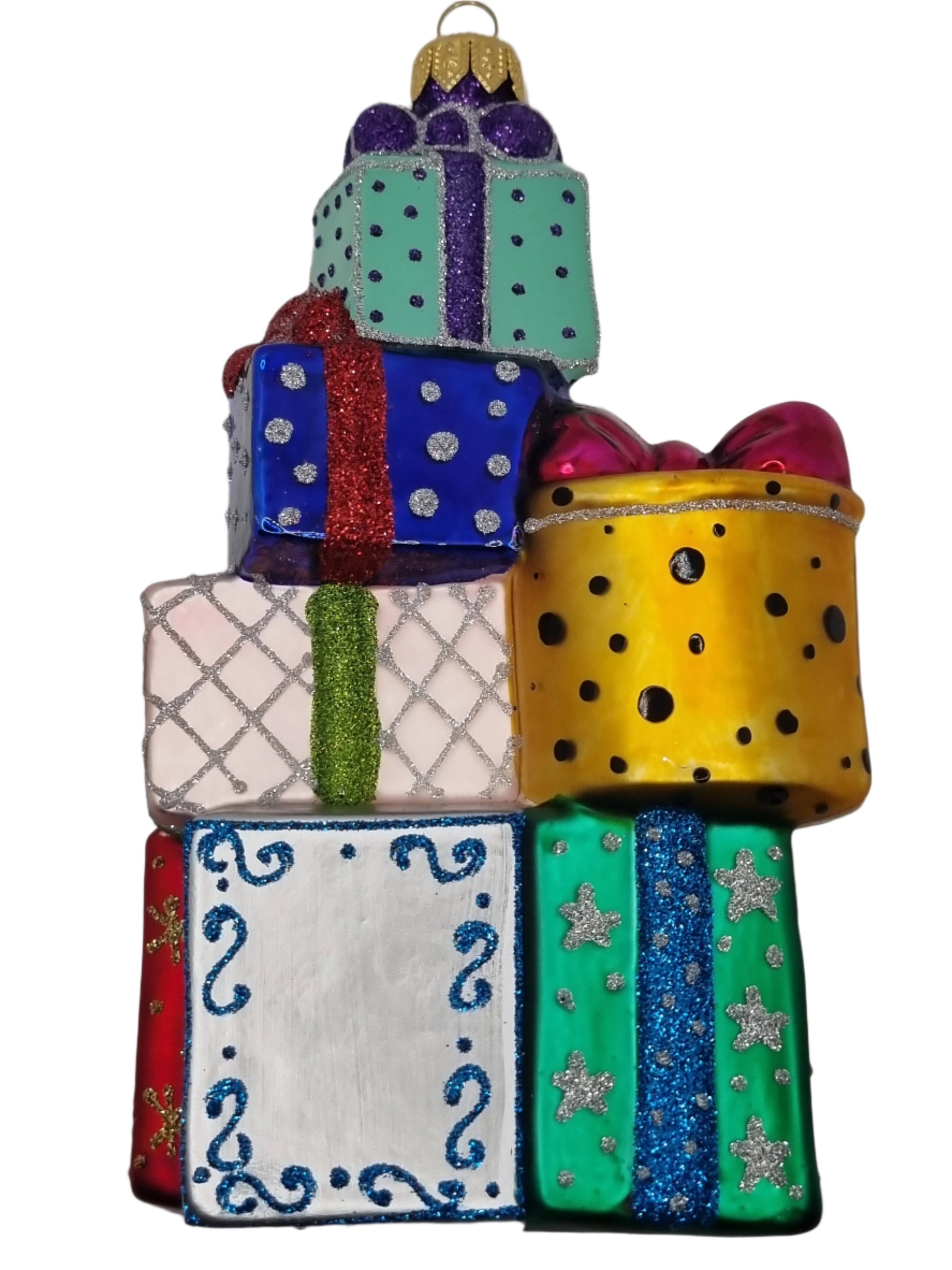 European Glass Christmas ornament of a Test